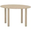 Venture Design Valgomojo stalas Hilo 130x110 cm Natūralaus MDF