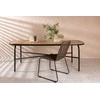 Venture Design Valgomojo stalas, Holmbeck, 90x200 cm, Juodas