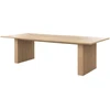 Venture Design Valgomojo stalas Humle 200x100x75 cm natūralaus kaučiuko medienos