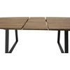 Venture Design Valgomojo stalas, Inca, 160x85x75 cm, Juodas