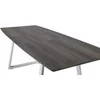 Venture Design Valgomojo stalas, Inca pratęsimas, 75x160x85 cm, Pilka
