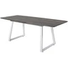 Venture Design Valgomojo stalas, Inca pratęsimas, 75x160x85 cm, Pilka
