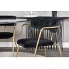 Venture Design Valgomojo stalas ir foteliai Estelle apvalus valgomojo stalas ir Arrow foteliai 106x75 cm juoda