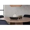 Venture Design Valgomojo stalas ir kėdžių komplektas 120 cm, juodas MDF