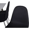 Venture Design Valgomojo stalas ir kėdžių komplektas Polar 180x90x75 cm, balta medžiaga