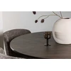 Venture Design Valgomojo stalas ir kėdžių komplektas Olivia ir Modesto 110 cm rudos ir smėlio spalvos MDF ir metalas