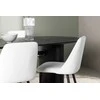 Venture Design Valgomojo stalas ir kėdžių komplektas Isolde ir Night 180x75 cm juoda ir balta