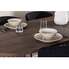 Venture Design Valgomojo stalas ir kėdžių komplektas 200x90 cm, moka, MDF ir plienas