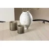 Venture Design Valgomojo stalas ir kėdžių komplektas Plaza valgomojo stalas ir Alfons valgomojo kėdė 100 cm balta MDF rotangas plienas