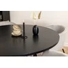 Venture Design Valgomojo stalas ir kėdžių komplektas Kopenhaga 140x74 cm Juodas aksomas Baldai