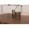 Venture Design Valgomojo stalas ir kėdžių komplektas Uno valgomojo stalas ir Berit kėdė 200x90x74 cm juoda smėlio spalvos riešutas metalas