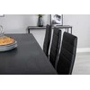 Venture Design Valgomojo stalas ir valgomojo kėdės Marina juodos spalvos