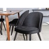 Venture Design Valgomojo stalas ir valgomojo kėdės Polar 180 cm riešutas juoda