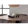 Venture Design Valgomojo stalas ir valgomojo kėdžių komplektas Lanzo 120 cm pilkas MDF