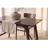 Venture Design Valgomasis stalas, Kopenhaga, ⌀140 cm, Juodas / Kėdė, Limhamn, 54x76x61 cm, Aukso velvetas