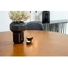 Venture Design Valgomojo stalas, Kopenhaga, ⌀140 cm, Ruda / Valgomasis kėdė, Poliaras, 43x85.3x43.5 cm, Juoda
