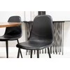 Venture Design Valgomojo stalas, Kopenhaga, ⌀140 cm, Ruda / Valgomasis kėdė, Poliaras, 43x85.3x43.5 cm, Juoda