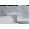 Venture Design Valgomojo stalas Lanzo 120 cm smėlio spalvos, aliuminis