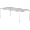 Venture Design Valgomojo stalas, Lino, 220x100x74 cm, smėlio spalvos