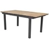 Venture Design Valgomojo stalas, Meksika, 180x74x90 cm, Juodas