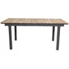 Venture Design Valgomojo stalas, Meksika, 180x74x90 cm, Juodas