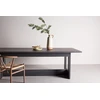 Venture Design Valgomojo stalas, Milly, 100x235 cm, Juodas