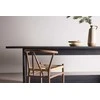 Venture Design Valgomojo stalas, Milly, 100x235 cm, Juodas