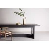 Venture Design Valgomojo stalas, Milly, 100x235 cm, Juodas