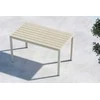 Venture Design Valgomojo stalas Mirko 140x80x74 cm, smėlio spalvos, polišildytas medienos