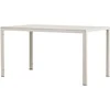 Venture Design Valgomojo stalas Mirko 140x80x74 cm, smėlio spalvos, polišildytas medienos