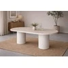 Venture Design Valgomojo stalas Narvik 100x200 cm Smėlio spalvos MDF