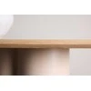 Venture Design Valgomojo stalas Olivia 100x210 cm Smėlio spalvos