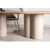 Venture Design Valgomojo stalas Olivia 100x210 cm Smėlio spalvos