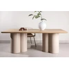 Venture Design Valgomojo stalas Olivia 100x210 cm Smėlio spalvos
