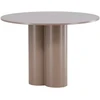 Venture Design Valgomojo stalas Olivia 110 cm tamsiai rudos spalvos MDF