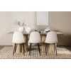 Venture Design Valgomojo stalas Olivia 210x100 cm Baltas