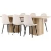 Venture Design Valgomojo stalas Olivia 210x100 cm Baltas