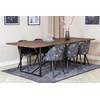 Venture Design Valgomojo stalas Padang 250x100x76 cm Tamsus Tikas