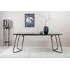 Venture Design Valgomojo stalas, Petra, 75x190x90 cm, Juodas