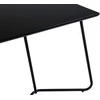 Venture Design Valgomojo stalas, Petra, 75x190x90 cm, Juodas