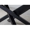 Venture Design Valgomojo stalas, Piazza, 180x76x90 cm, Juodas