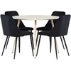 Venture Design Valgomojo stalas Plaza 100 cm baltas MDF