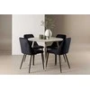 Venture Design Valgomojo stalas Plaza 100 cm baltas MDF
