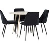Venture Design Valgomojo stalas Plaza 100 cm baltas MDF