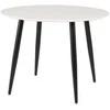 Venture Design Valgomojo stalas, Plaza, 100 cm, Balta/Juoda