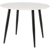 Venture Design Valgomojo stalas, Plaza, 100 cm, Balta/Juoda