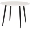 Venture Design Valgomojo stalas, Plaza, 100 cm, Balta/Juoda