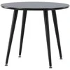 Venture Design Valgomojo stalas, Plaza vaikams, ø60 cm, juodas