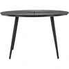 Venture Design Valgomojo stalas San Vito 120 cm juodas Polywood