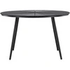 Venture Design Valgomojo stalas San Vito 120 cm juodas Polywood